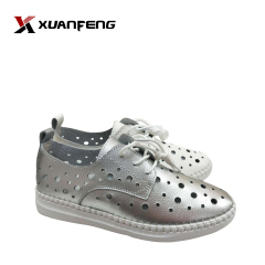 Fashion Women's Summer Leather Flat Casual Shoes