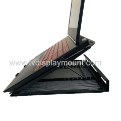 Black Height Adjustable Laptop Computer Monitor Riser