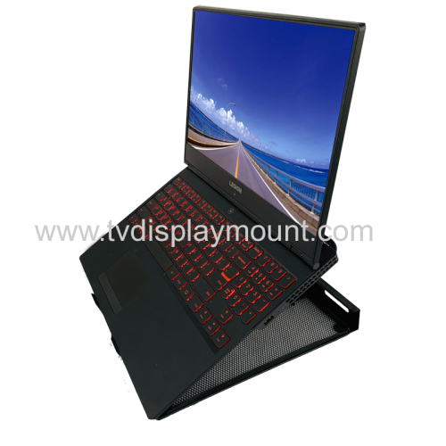 Black Height Adjustable Laptop Computer Monitor Riser