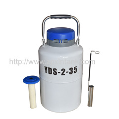2 / 3 / 6 / 10l Frozen Cryogenic Cylinder Liquid Nitrogen Dewar Tank