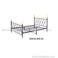 cheap factory Bedroom furniture simple metal bed new design metal single bed