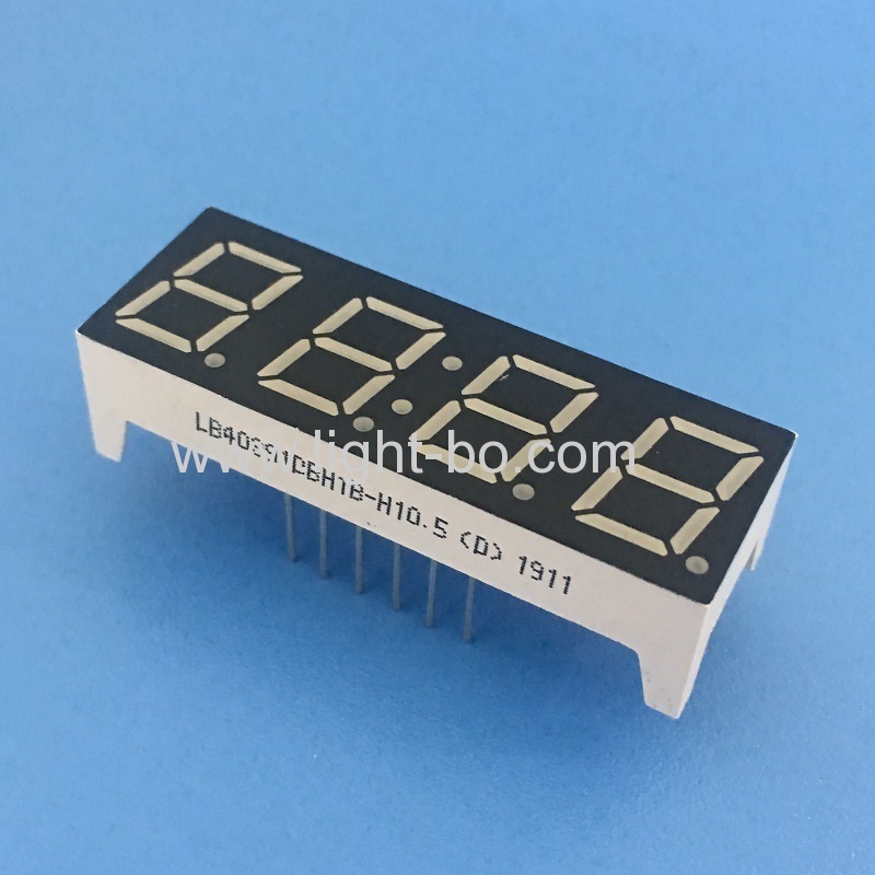 High bright blue 0.39" 4 Digit 7 Segment LED Clock display for home appliances