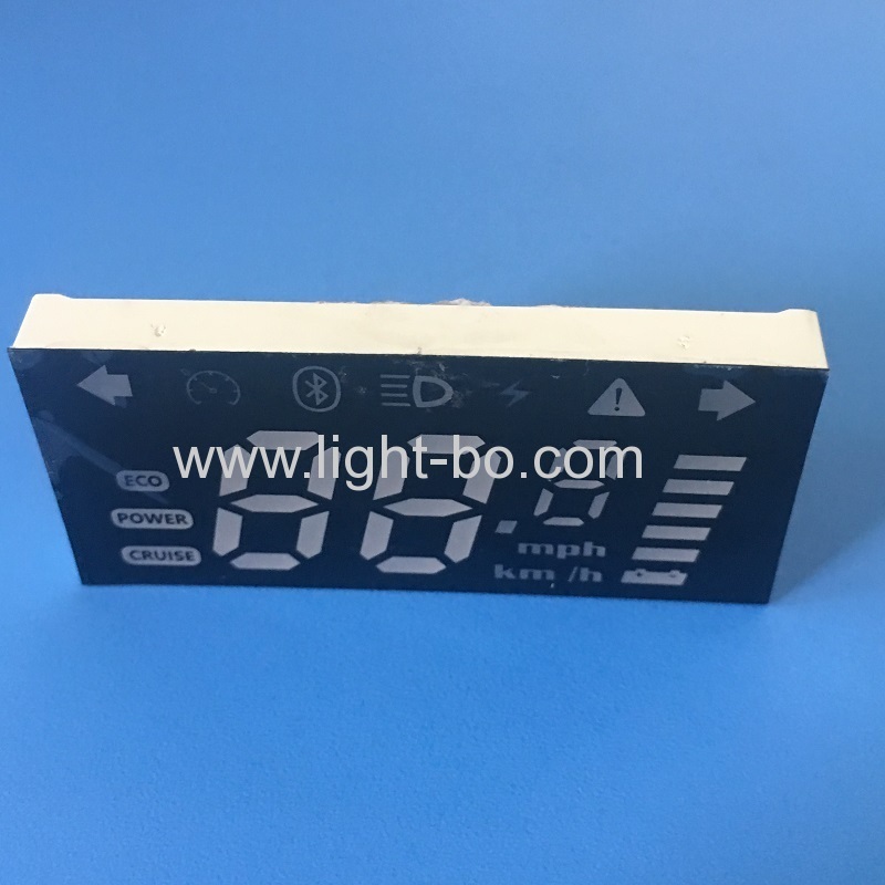 Ultra white Custom made 7 segment led display module for Electric Scooter