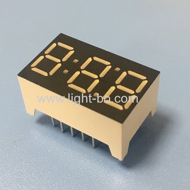 Super bright red 0.36" Triple digit 7 segment led display common cathode for home appliances