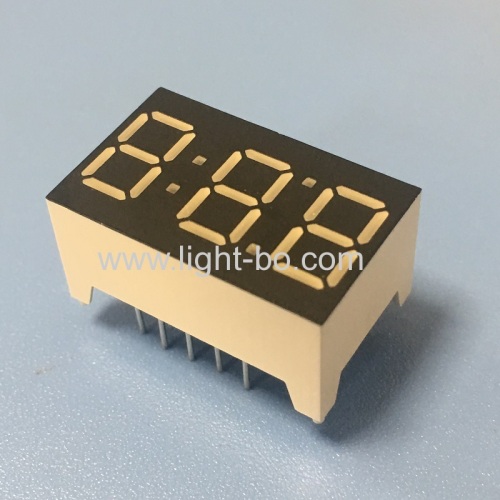 Super bright red 0.36  Triple digit 7 segment led display common cathode for home appliances