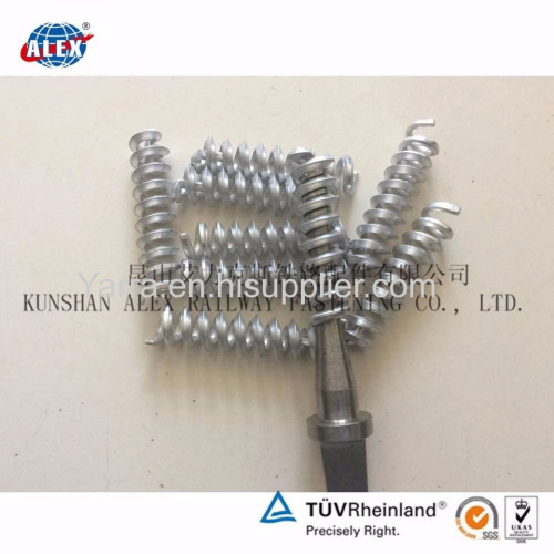 Custom Aluminum Railway Spring Coil for rail wooden sleeper