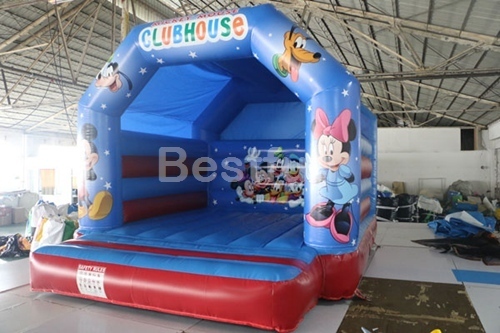 Inflatable mickey mouse fun bounce house