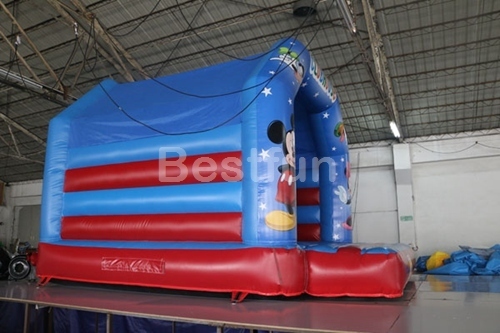 Inflatable mickey mouse fun bounce house