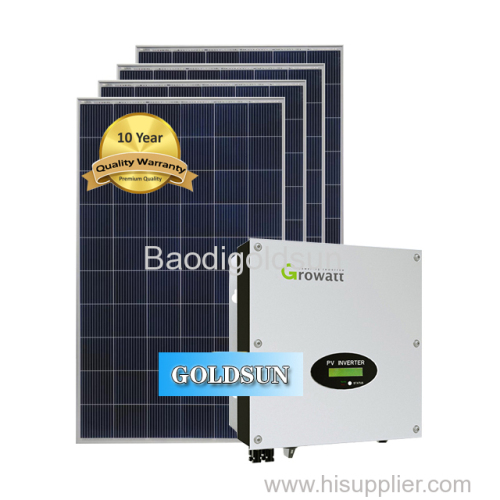 Solar power system on-grid 10kw