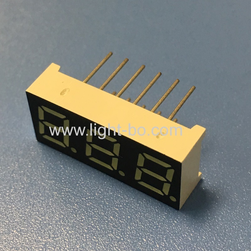 0.28inch 3 Digit ultra white 7 segment led display common cathode for instrument panel