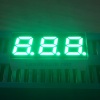 Triple digit 0.28inch pure green 7 segment led display common cathode for home appliances