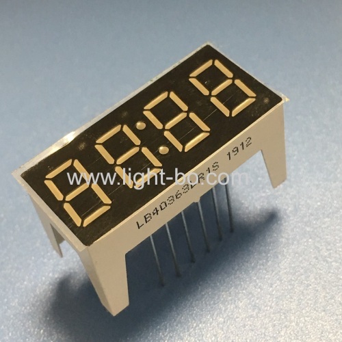 Super Red 0.36  4 Digits 7 Segment LED Clock Display for home appliances with height 16.5mm