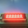 Super Red small size 0.25&quot; 6 Digits 7 Segment led display common cathode for Instrument Panel