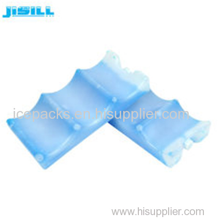 HDPE Hard Shell Breast Milk Ice Pack Wave Shape 450Ml High Density