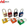 38mm Stainless Steel Shackle Safety Padlocks EP-8521~EP-8524 ABS Safety Padlock