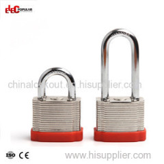 19mm Laminated Steel Shackle Safety Padlocks EP-8561 Metal Body Padlock