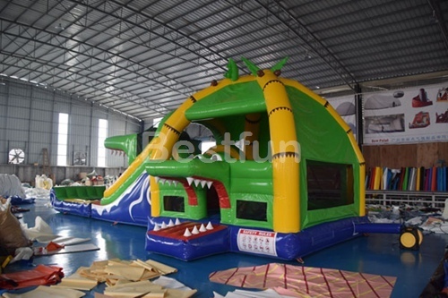 Comercial backyard garden crocodile combo