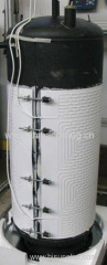 single side inflated panel 1350X305 1100X400 1100X450 1200X500 roll bond evaporator white painting used on water tank