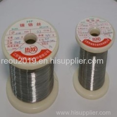 Nickel Alloy Cr15Ni60 Resistance Wire For Heating Cable