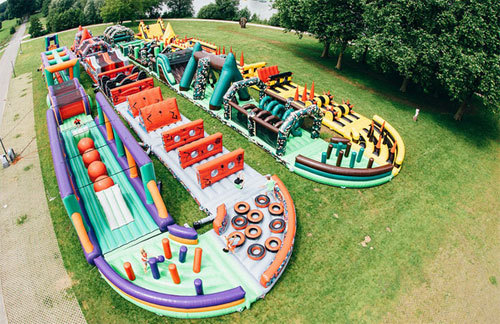 The world largest inflatable obstacle