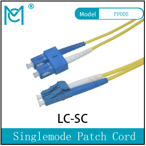 Fiber Optic Single mode Patch Cord Duplex LC / SC