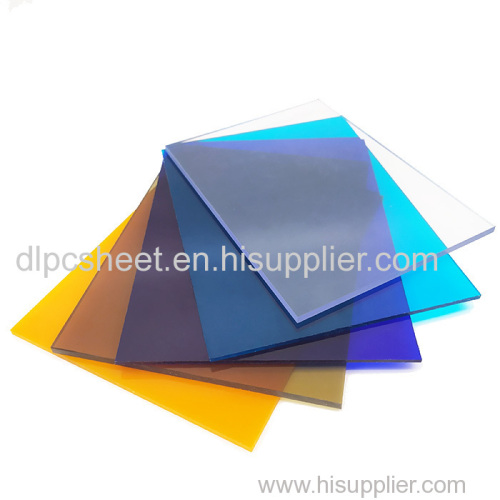 flat solid polycarbonate sheet