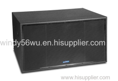 double 18 inch professional PA subwoofer speaker system