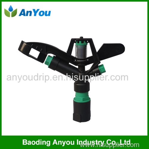 1 Inch plastic sprinkler with 2 nozzle for irrigation