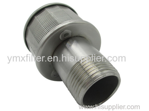 Single Head Filter Retention Nozzle Media Retention Nozzle Wedge Wire Screen