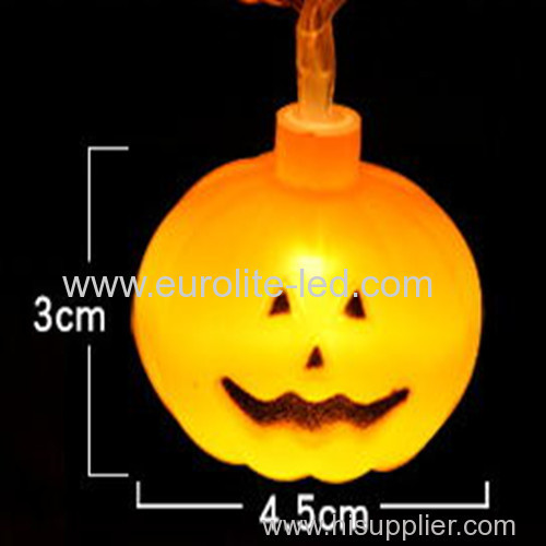 Led Plastic Solar Power Waterproof Pumpkin Hallowmas Night Light