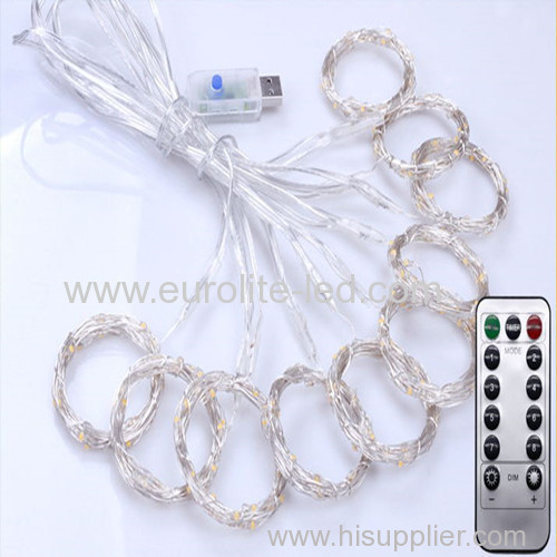 Led Copper Color Remote Control Maiden Room Outdoor Decoration String Light