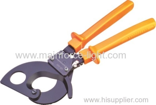 Ratchet cable cutter with Low Hand Force