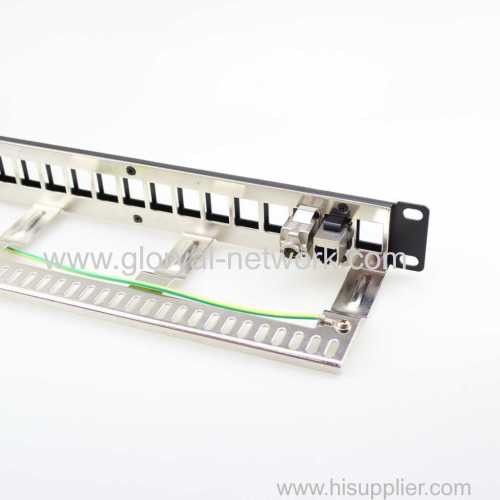 good price 19 Inch 24 Port blank utp or stp Patch panel