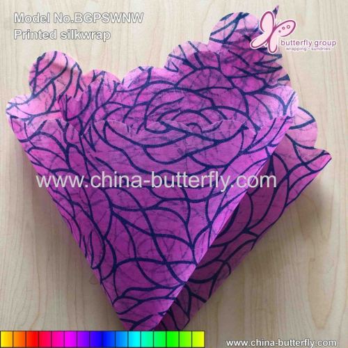 Printed Silkwrap Non-woven Flower Wrapping Paper