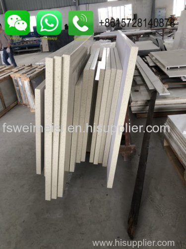 Foshan Yanman New Products Quartz Stone Slab for Kitchen Cabinet Worktop Work Top