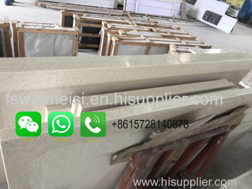 Foshan Yanman New Products Quartz Stone Slab for Kitchen Cabinet Worktop Work Top