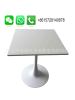 Foshan Weimeisi White Marble Staturio Quartz Top Dining Table