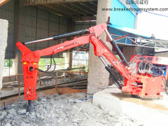 Stationary Hydraulic Rock Breaking Boom Systems