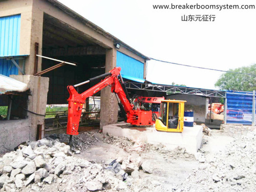 Fixed Type Hydraulic Rockbreaking Boom System