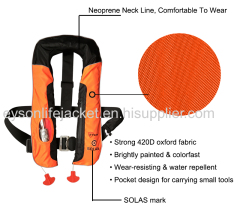 Eyson 275N Custom SOLAS Inflatable Lifejacket Marine