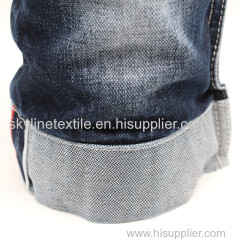 Broken Twill Denim Fabric 100% Cotton Selvedge Denim company custom authentic denim fabric