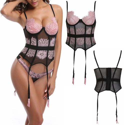 Women Waist Trainer Corset Garter Sexy Lingerie