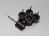 Plastic ferrite injection magnet assembly