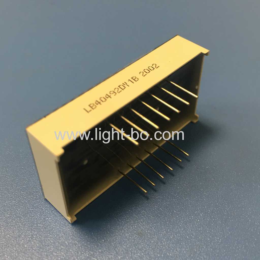 Ultra bright yellow common cathode 4 digit 7 segment led display for temperature humidity indicator