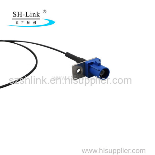 Rf coaxial fakra male C code with 1.13 or 1.37 cable assembly