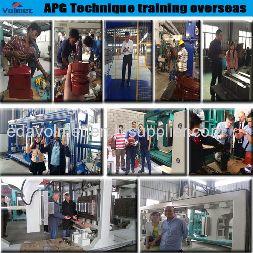 VOL1210 Automatic Pressure Gelatin Clamping Resin Casting Pressure Pot Apg Machine for Making CT PT Insulator SF6 Etc.