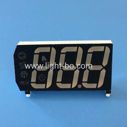 Multicolour Customized Triple Digit 7 Segment LED Display common anode for Refrigerator Controller