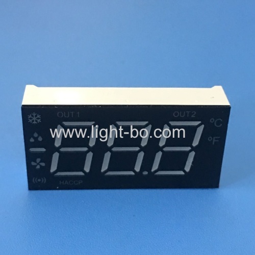 Customized multicolour 3 Digit 7 Segment LED Display common anode for refrigerator control panel