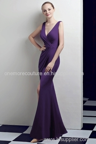 Bright Purple Bridesmaid Dresses