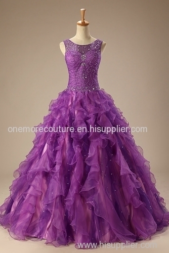 sweet 15 dresses purple